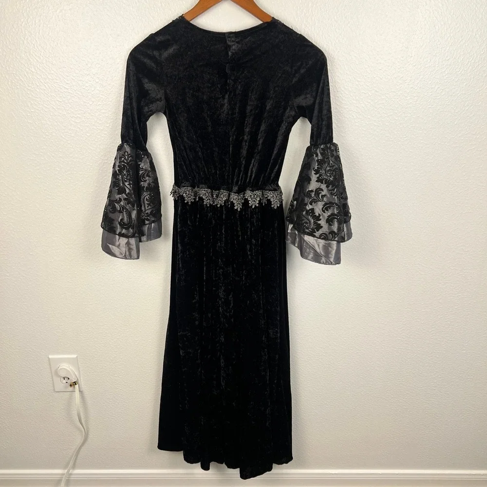 Renaissance Dress Costume Girls Large Ren Fairy Halloween Embellished Juniors